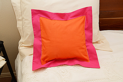Multicolor Hemstitch Baby Pillow